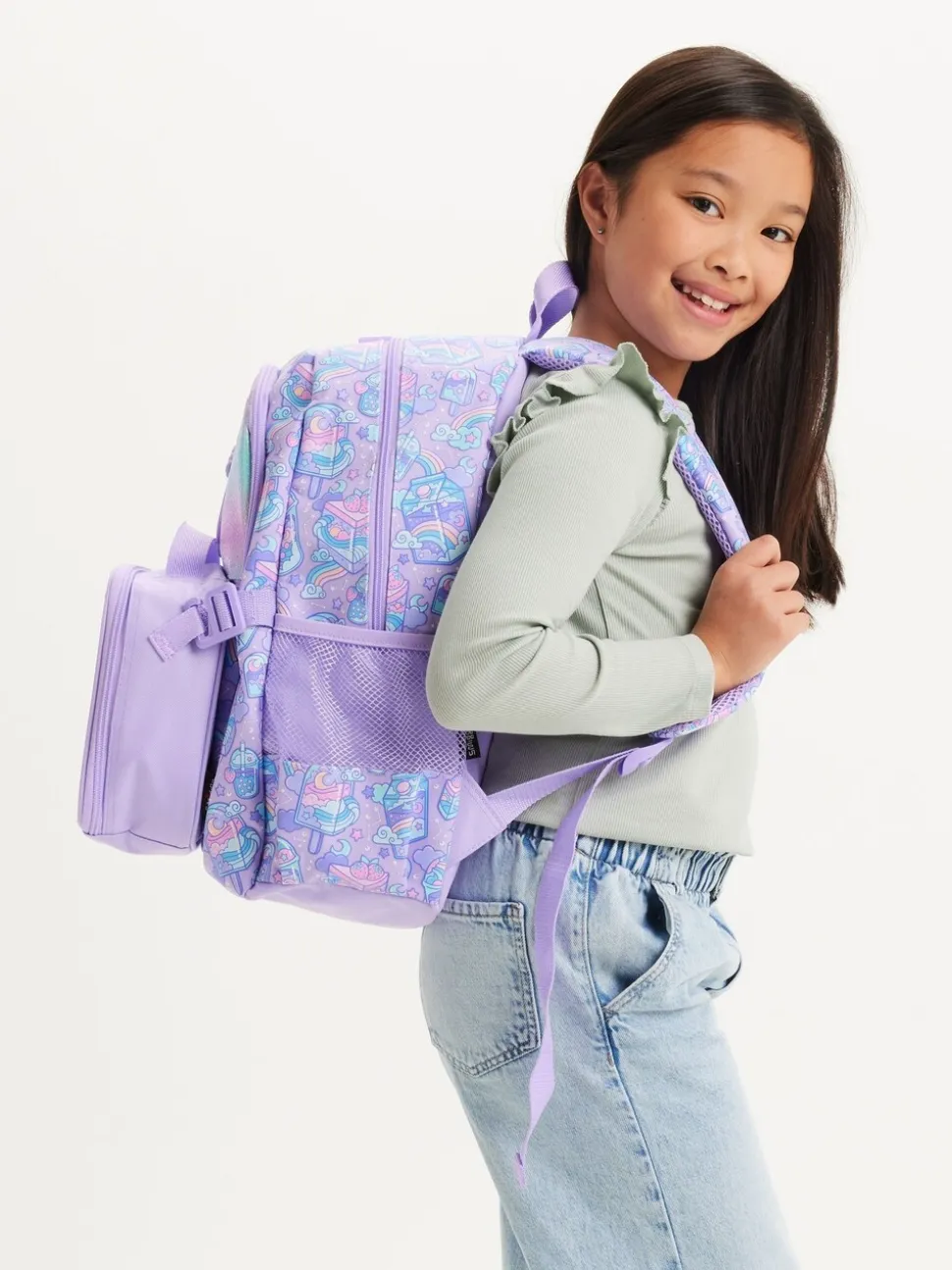 Paars - Smiggle Trailblazer Classic Attach Backpack