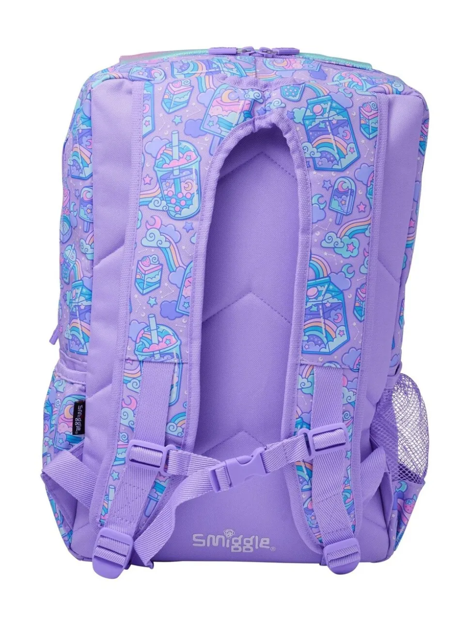 Paars - Smiggle Trailblazer Foldover Attach Backpack