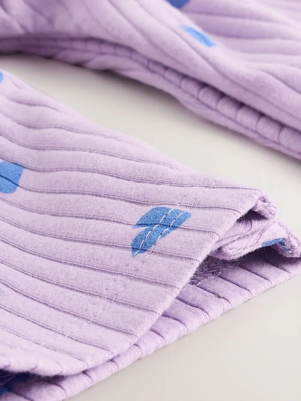 Paars hartjes - Baby Jersey Bretelbroeken en Bodysuit 2 Pieces Set (0mnd-2jr)