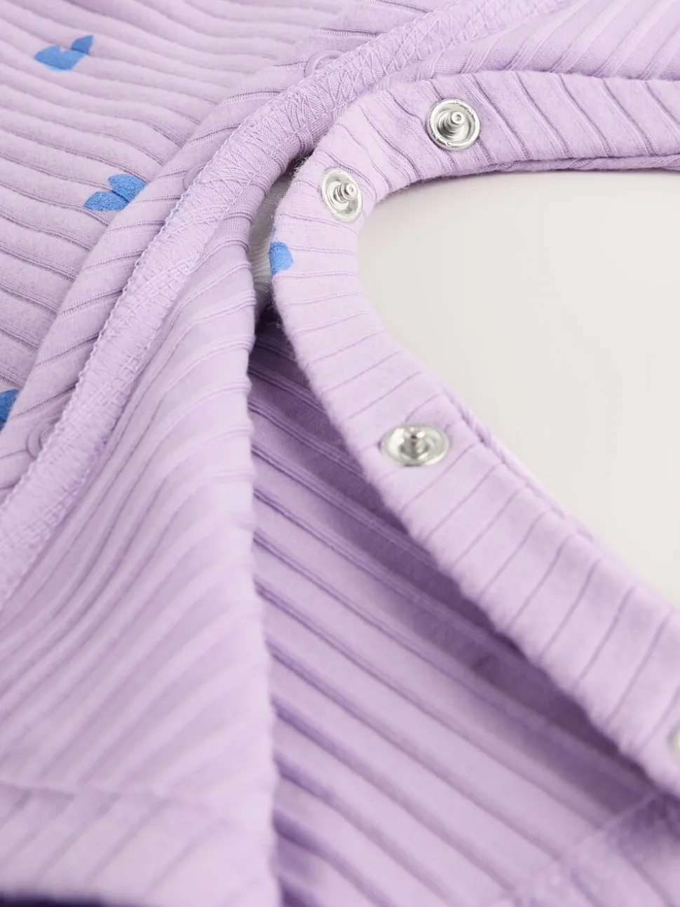 Paars hartjes - Baby Jersey Bretelbroeken en Bodysuit 2 Pieces Set (0mnd-2jr)