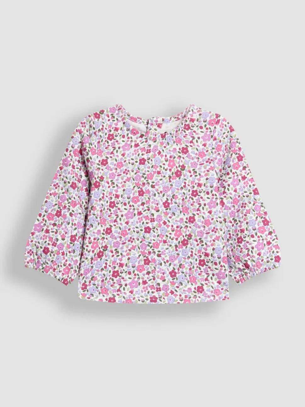 Paars met vlinderprint - JoJo Maman Bébé Appliqué Velour Dungarees & Top Set