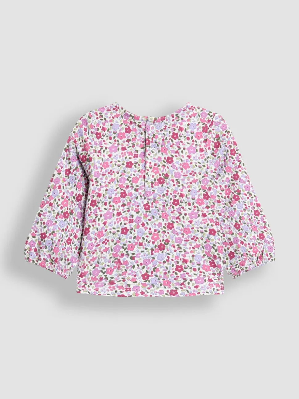 Paars met vlinderprint - JoJo Maman Bébé Appliqué Velour Dungarees & Top Set