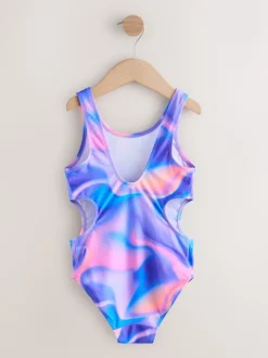 Paars tie-dye - Cutout Swimsuit (3-16yrs)