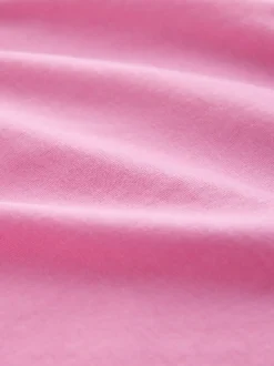 Paars/blauw/botergeel/roze/wit - Set van 5 T-shirts met kapmouwtjes
