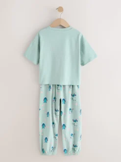 Paars/groen - Lilo & Stitch Joggers Pyjamas 2 Pack (3-16yrs)