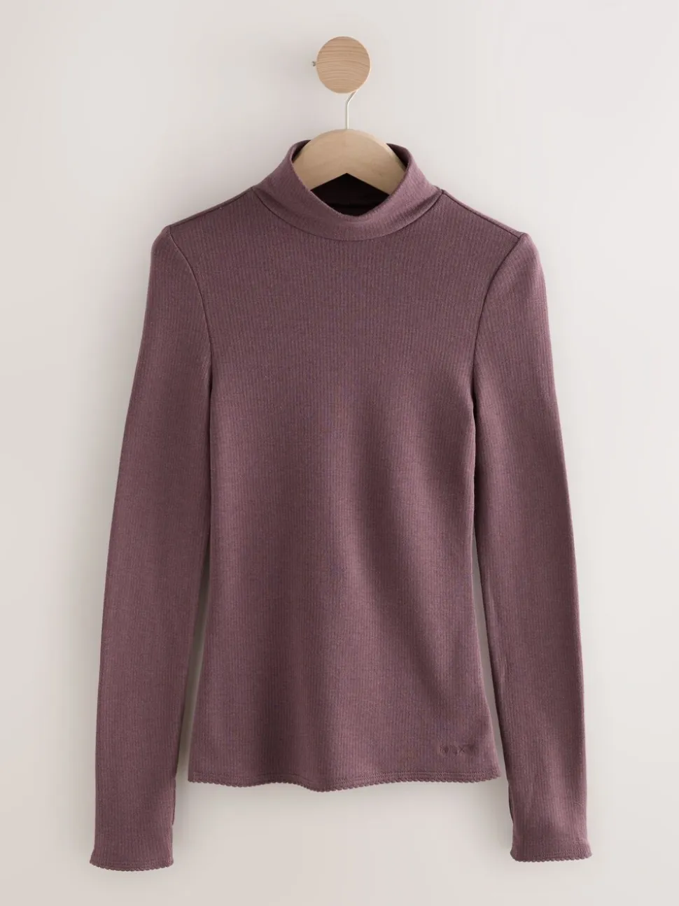 Paarsrood - Thermal Maximum Warmth Cosy Ribbed Roll Neck Top