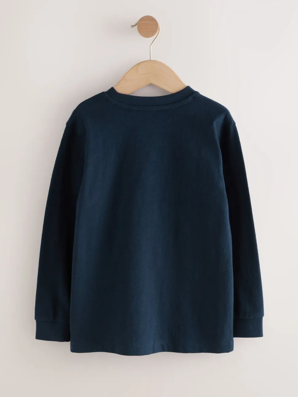 Paarsrood/bruin/marineblauw - Kleurblok T-shirts met lange mouwen 3 verpakking (3-16jr)