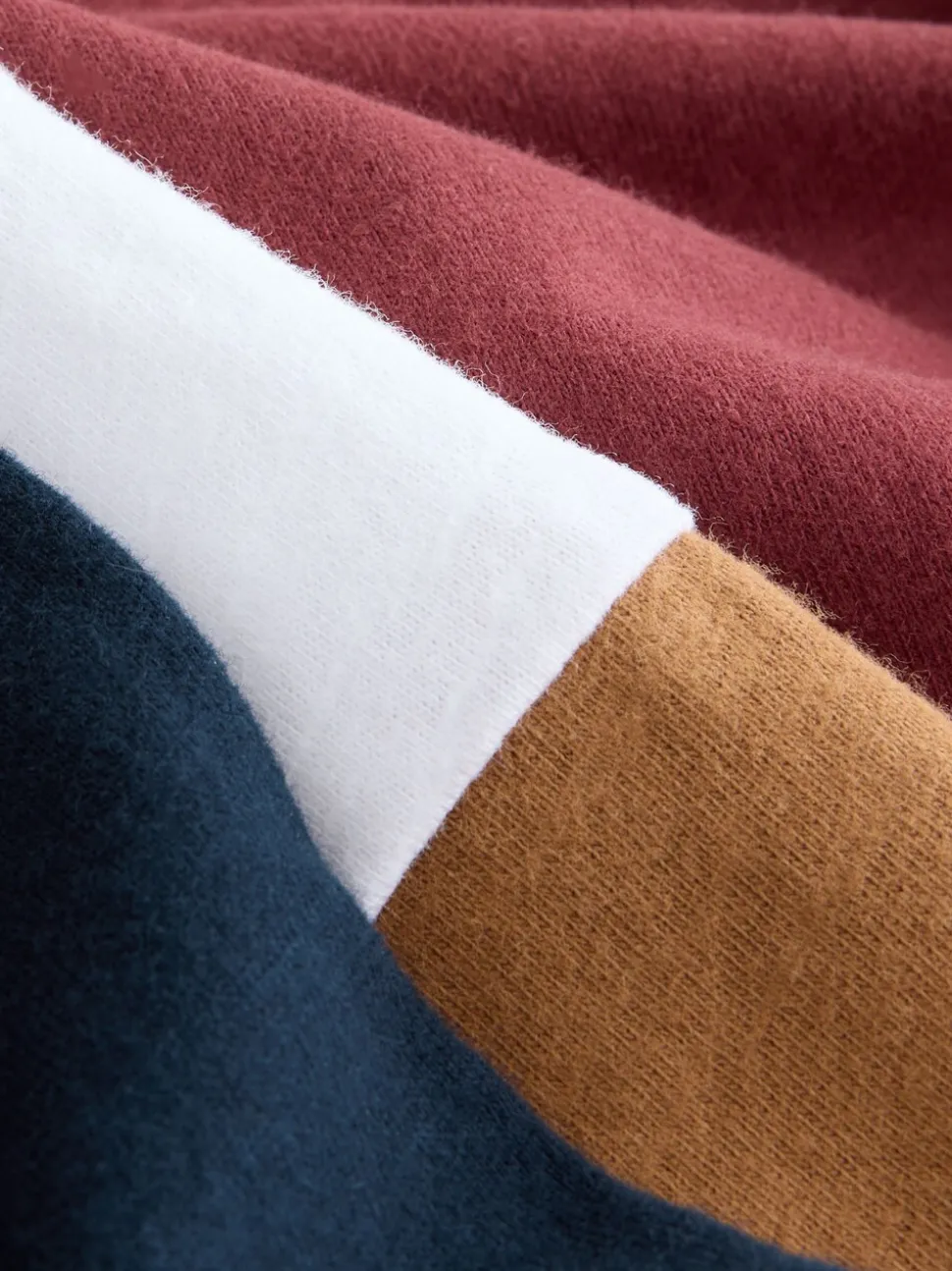 Paarsrood/bruin/marineblauw - Kleurblok T-shirts met lange mouwen 3 verpakking (3-16jr)