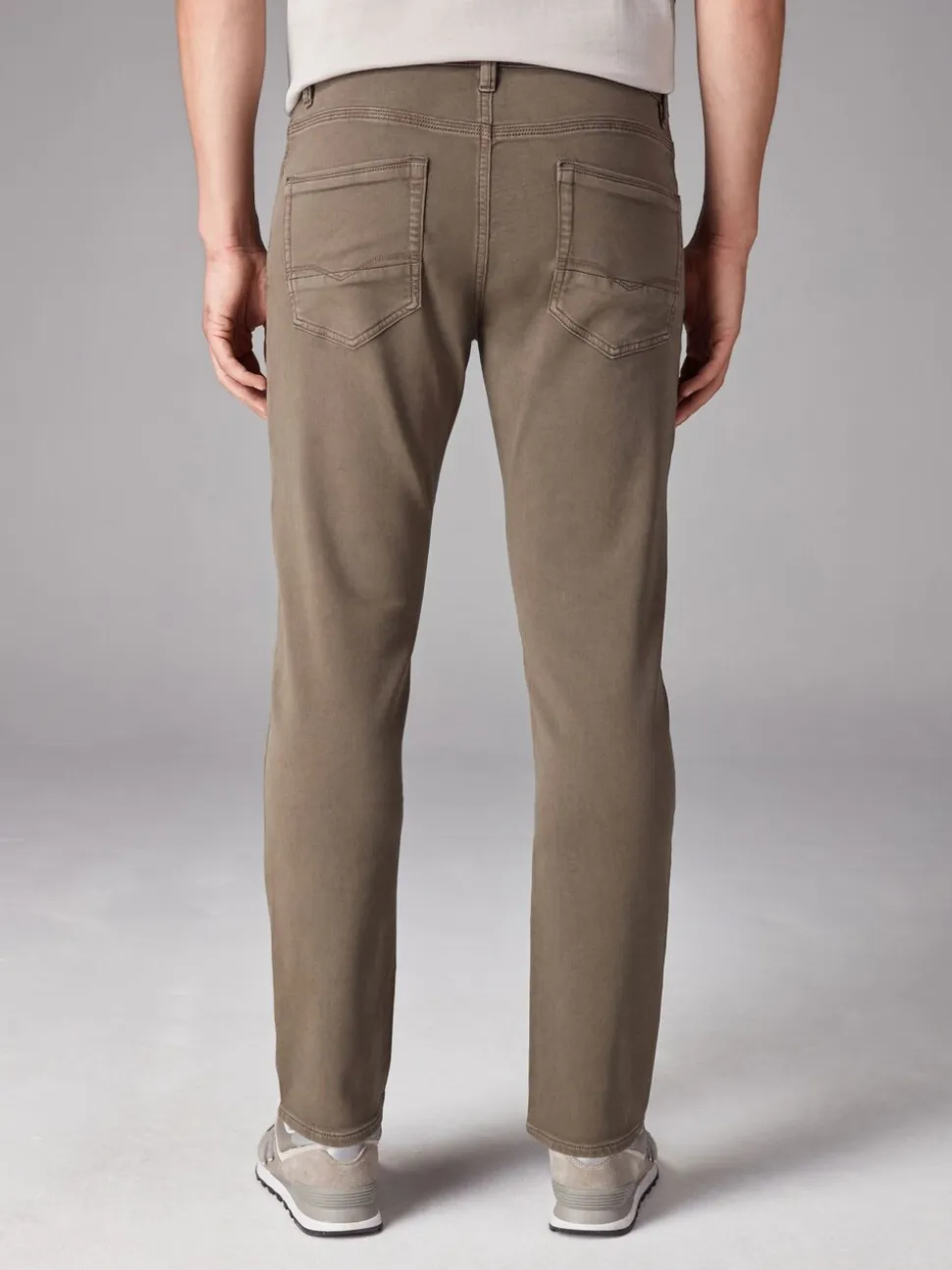 Paddenstoelbruin - Slim Fit - Comfortabele stretchjeans