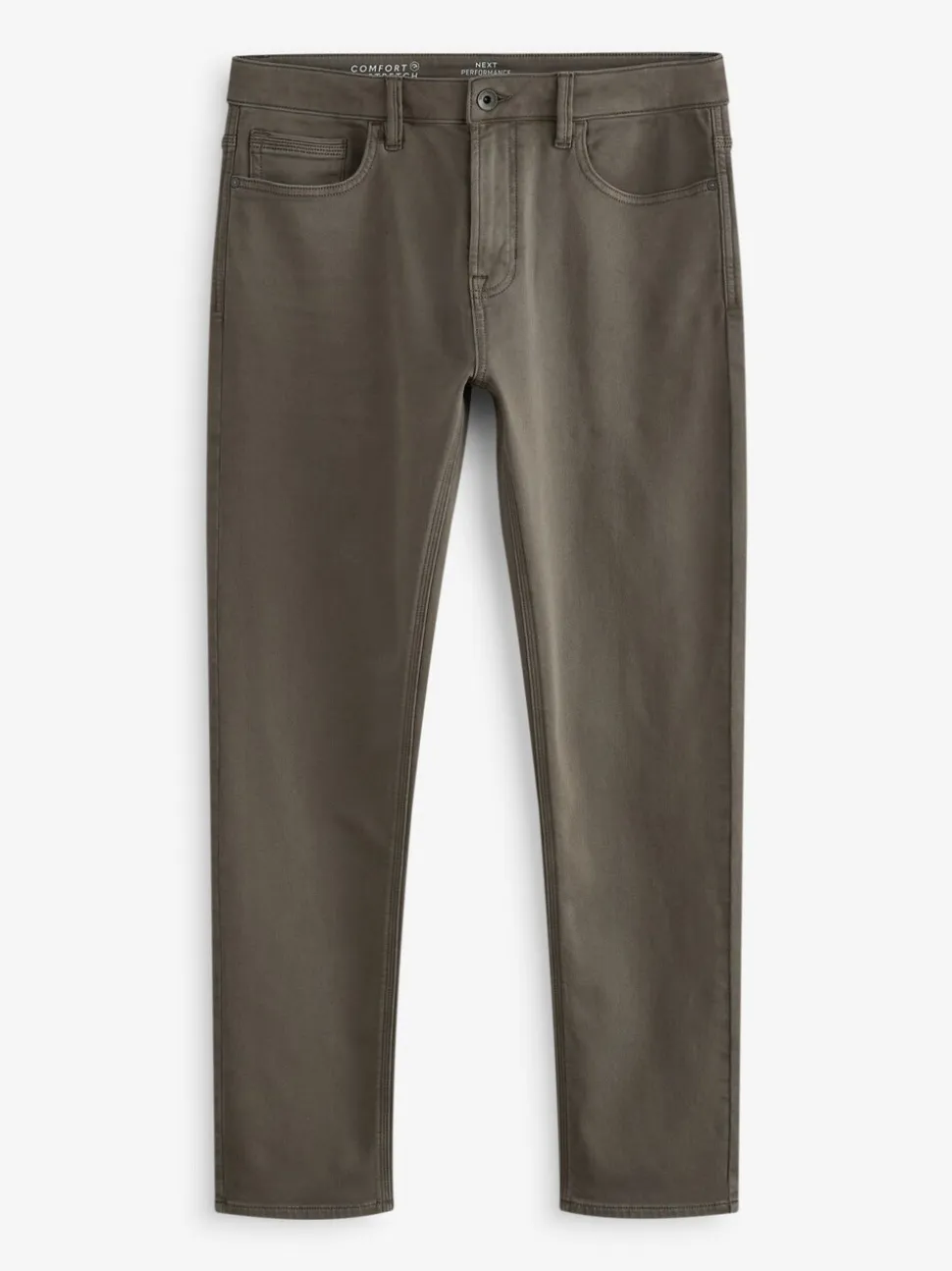 Paddenstoelbruin - Slim Fit - Comfortabele stretchjeans