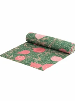 Paoletti - Set van 4 tafelplacemats en tafelloper in paarsrood