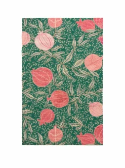 Paoletti kersttafelloper met granaatappelprint