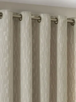 Paoletti Manhattan Velvet Eyelet Curtains