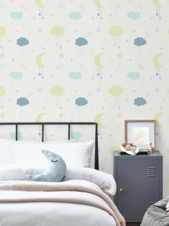 Paste The Wall - Behang met maan en sterren 10M