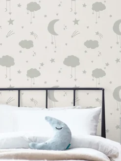 Paste The Wall - Behang met maan en sterren 10M