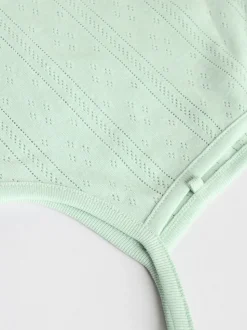 Pastel - 5 Pack Vest Pointelle Baby Bodysuits