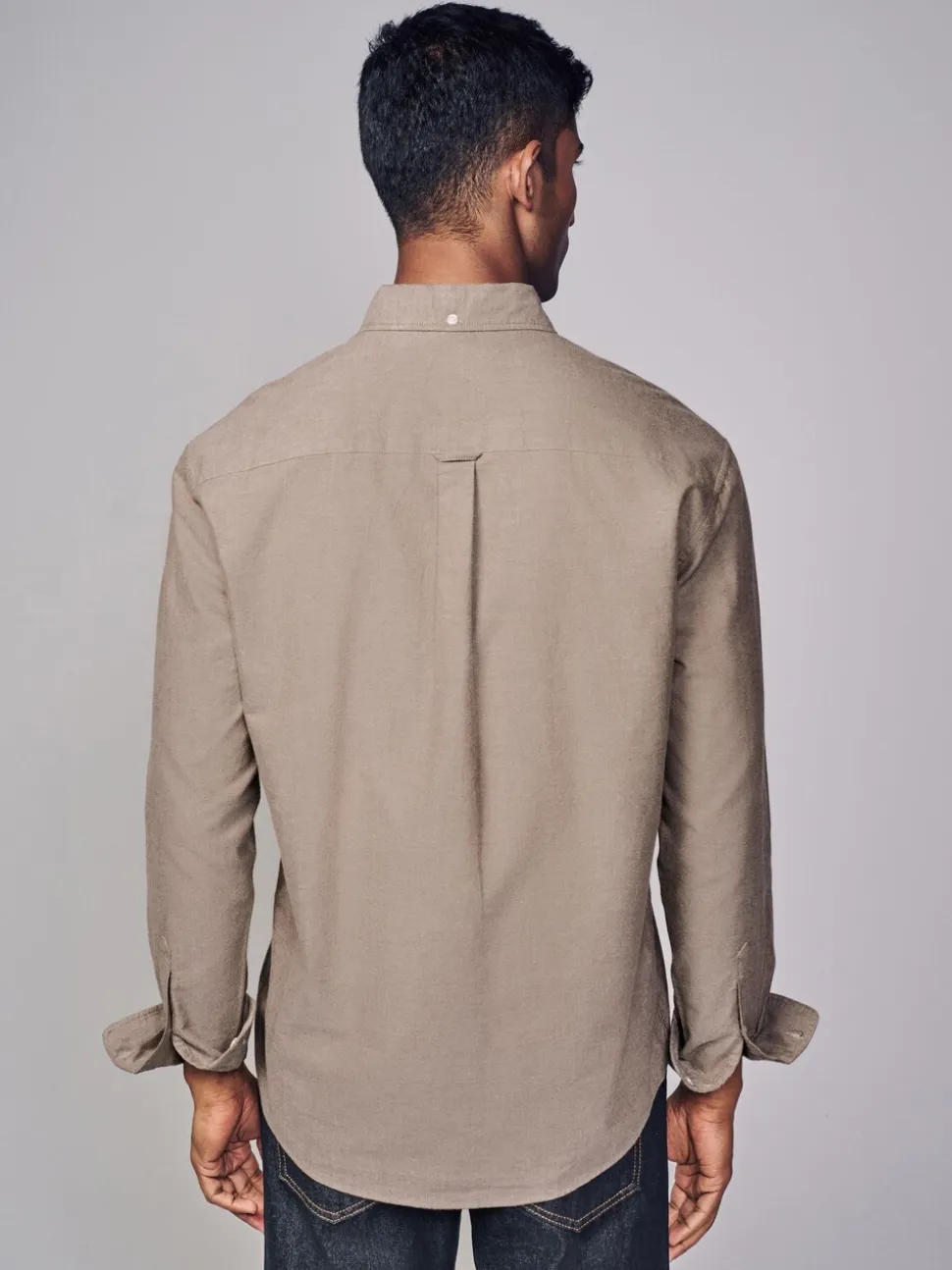 Pastel geel naturel - Soft Touch Oxford Long Sleeve Shirt
