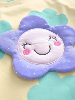 Pastel kat/eenhoorn/bloem - Knus pyjama met lange mouwen 3 Pack (9maanden -12jaar)