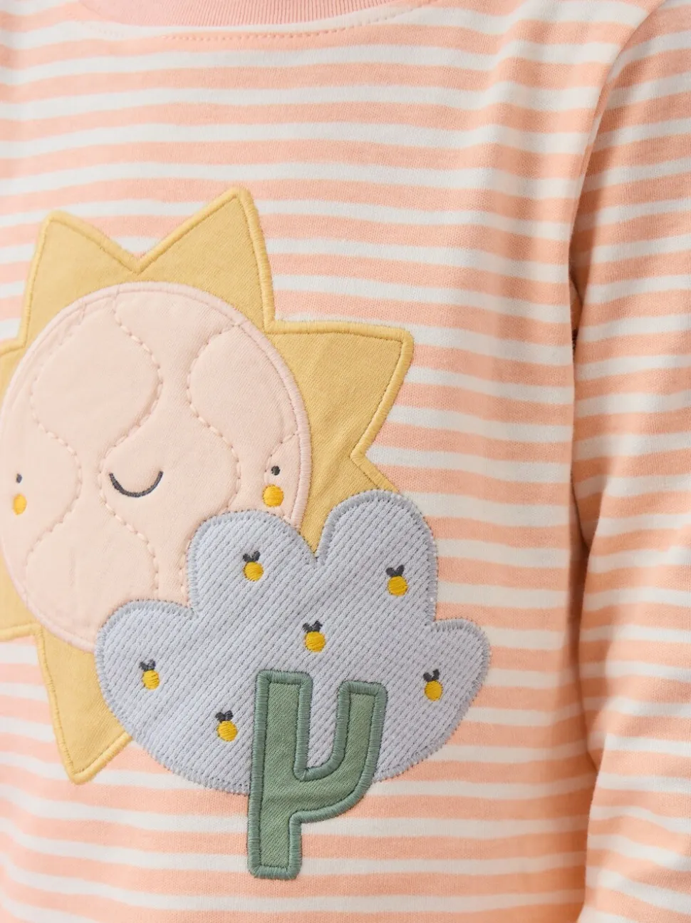 Pastel met tekenfiguurtjesprint - Knus pyjama met lange mouwen 3 Pack (9maanden -12jaar)