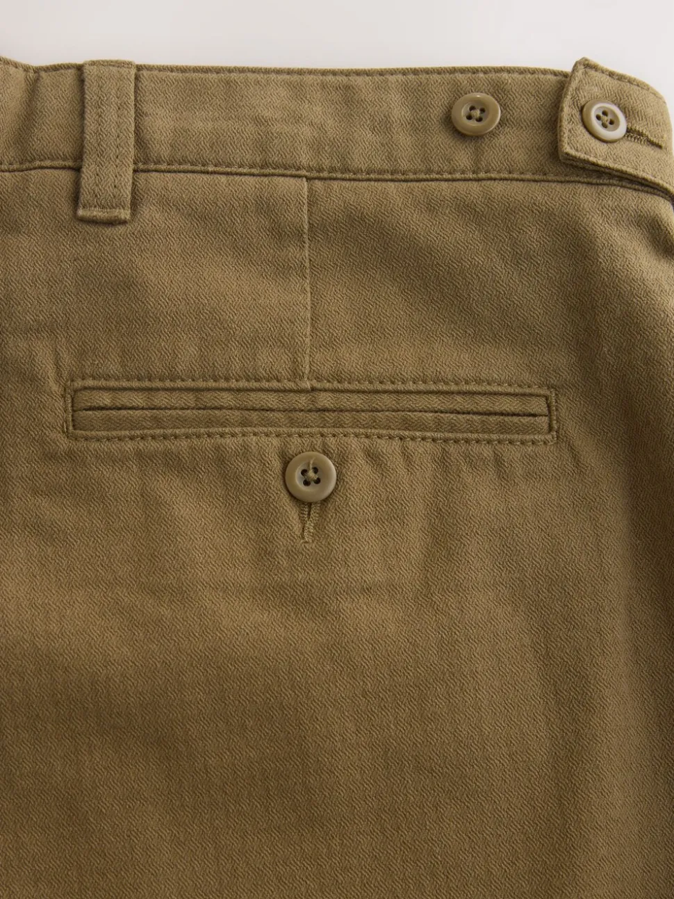 Pastelgeel - Authentic Twin Pleated Textured Trousers