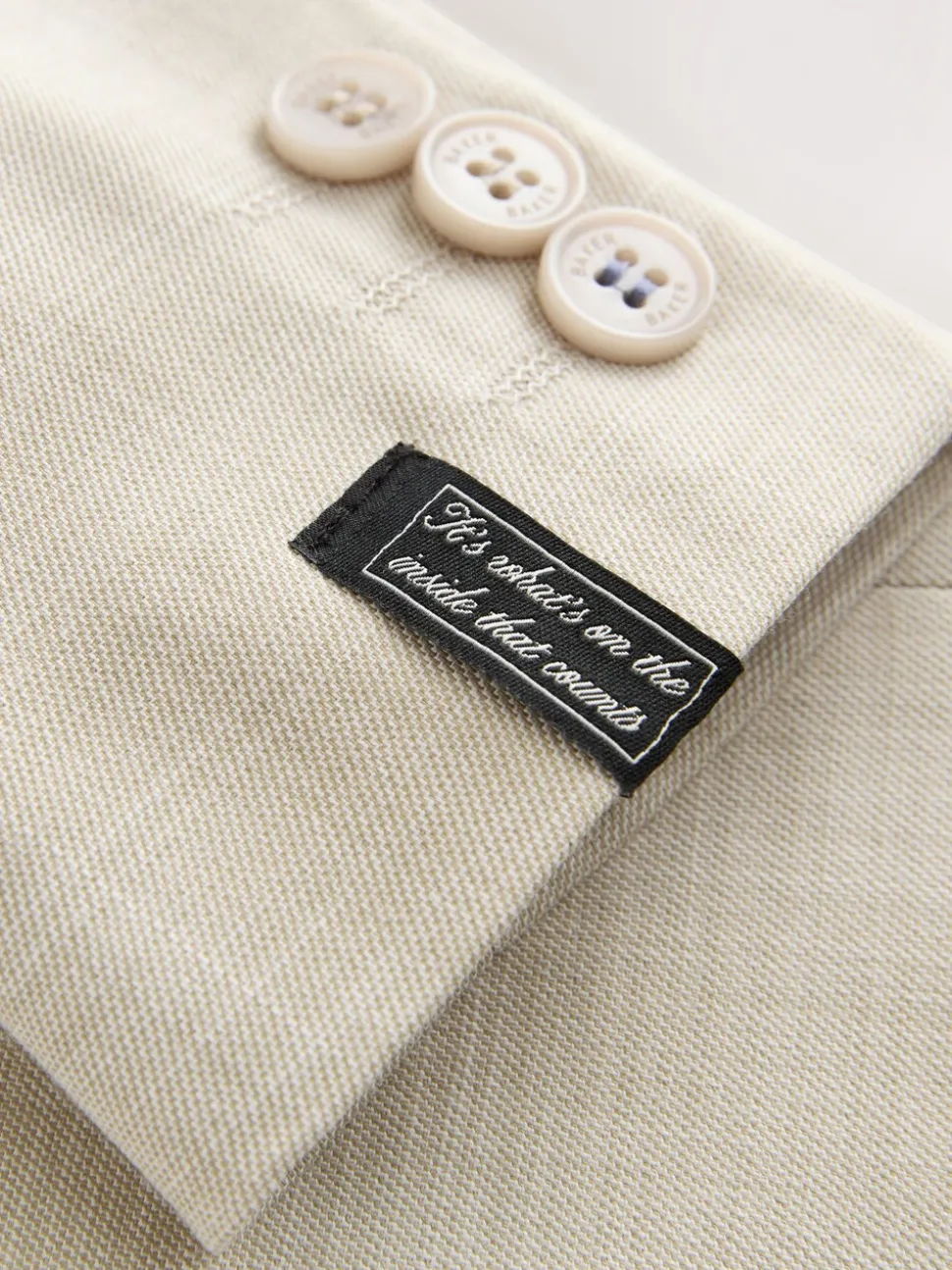 Pastelgeel - Baker By Ted Baker kostuumjasje