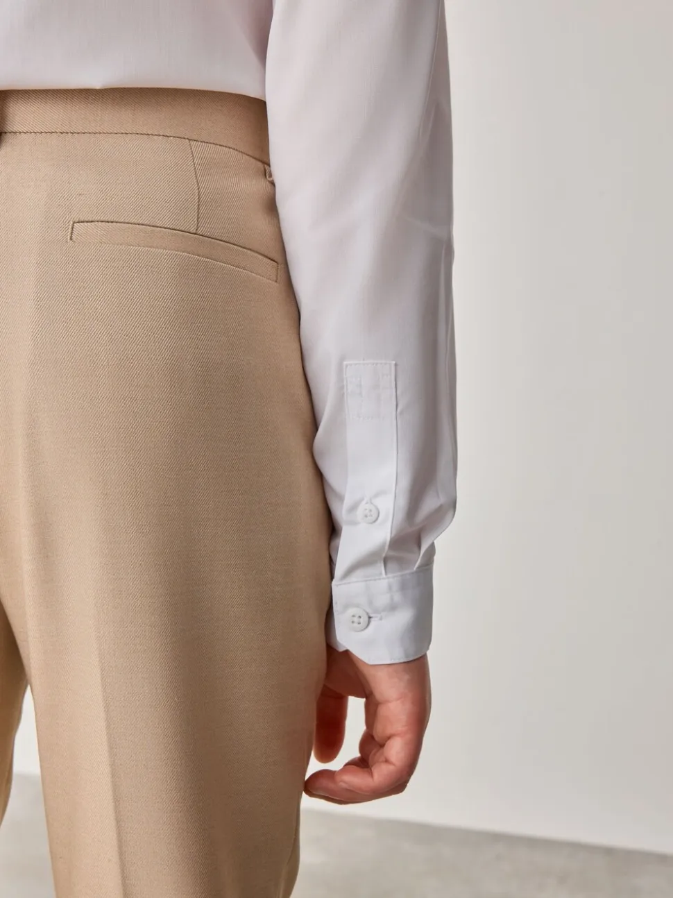 Pastelgeel - Baker By Ted Baker kostuumbroek