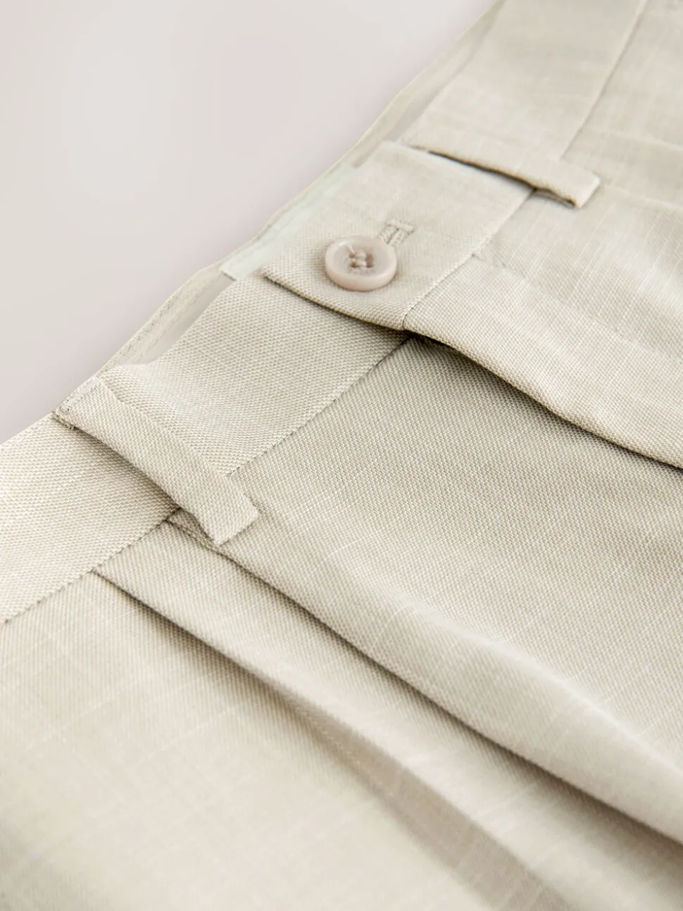 Pastelgeel - Baker By Ted Baker kostuumbroek