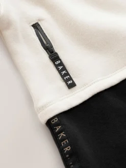 Pastelgeel - Baker by Ted Baker Romper met inzetstuk en lange mouwen