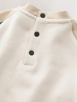 Pastelgeel - Baker by Ted Baker Romper met inzetstuk en lange mouwen