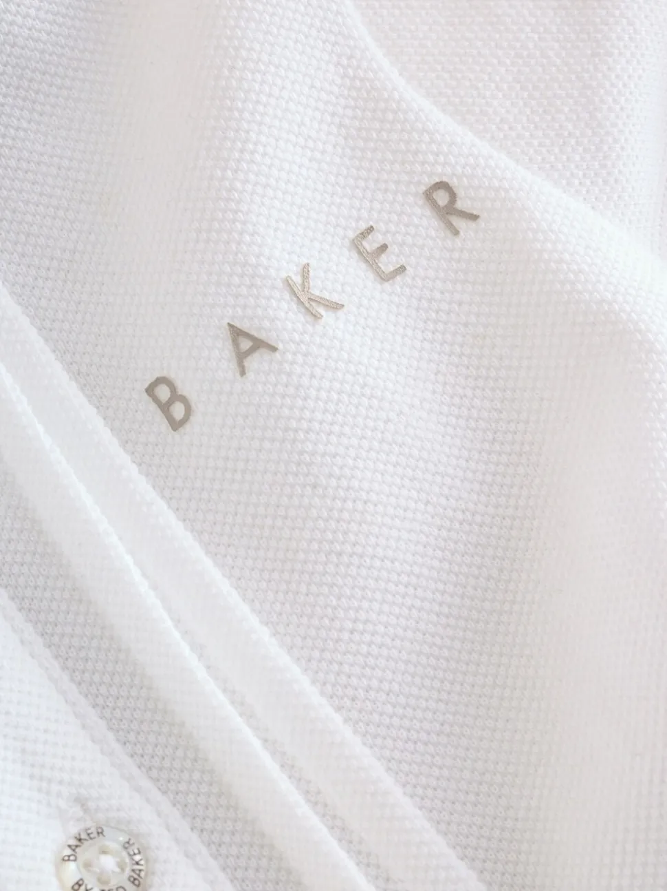 Pastelgeel - Baker By Ted Baker - Modieus tweedelig lijkend rompertje