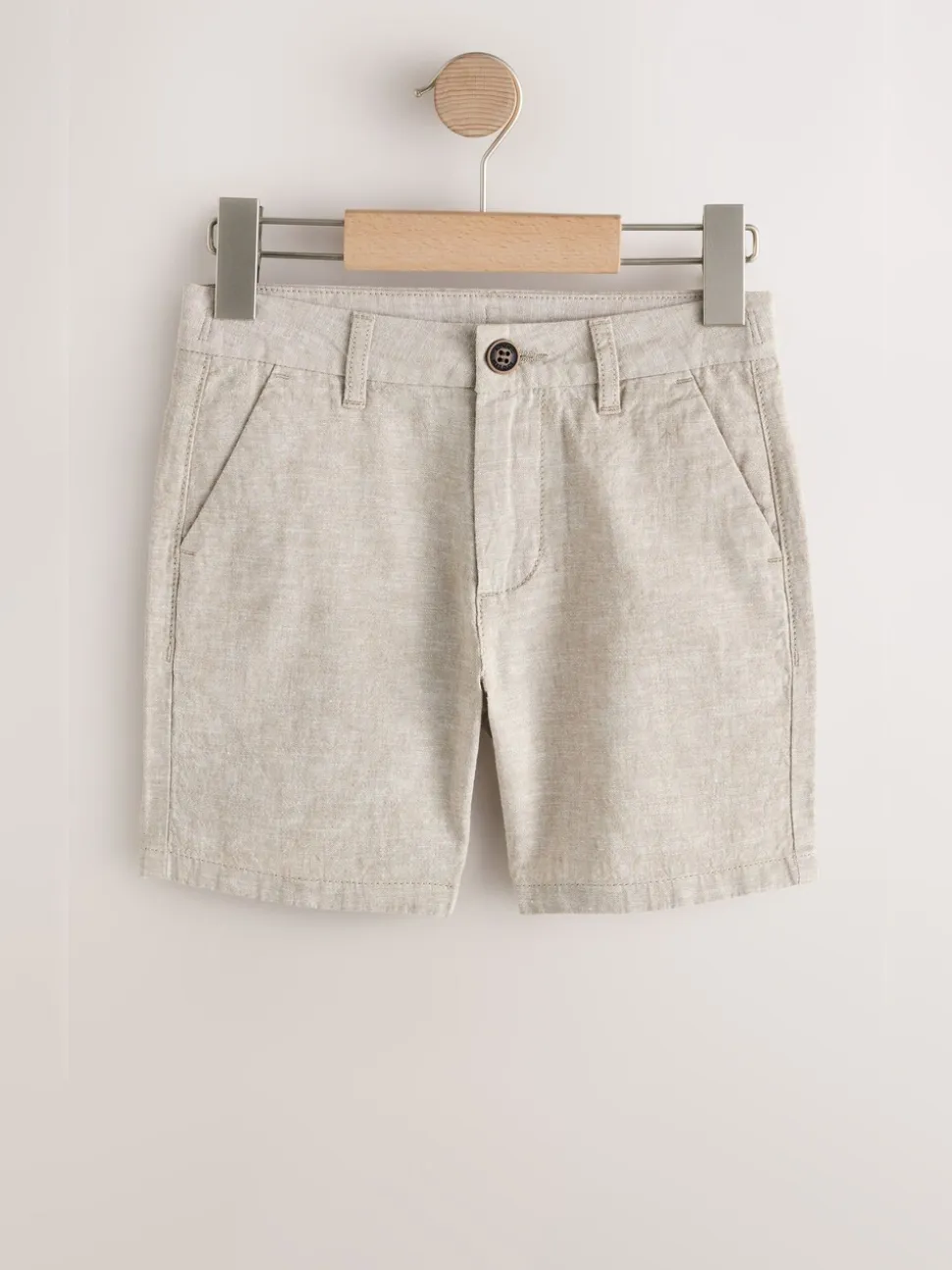 Pastelgeel - Chino Linen Shorts (3-16yrs)