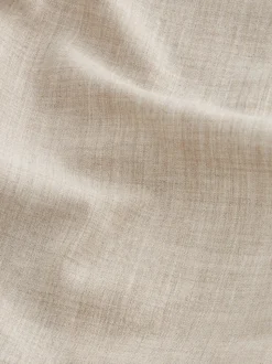 Pastelgeel - Meegevend stretch-herenvest met standaard pasvorm