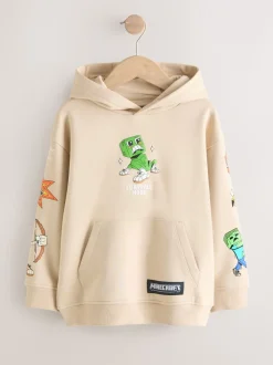 Pastelgeel - Minecraft-hoodie (3-16jaar)