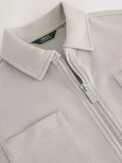Pastelgeel - Modieus overshirt (3 - 16 jr)