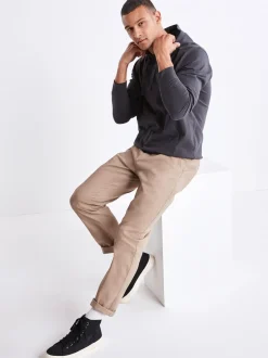 Pastelgeel - Relaxed fit - Stretchy chino