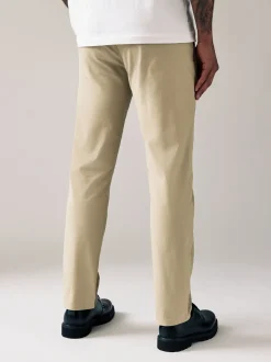 Pastelgeel - Slim Fit - Stretchy chino