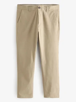 Pastelgeel - Slim Fit - Stretchy chino