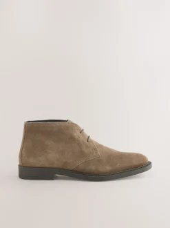 Pastelgeel - Smart Suede Chukka Boots