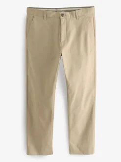 Pastelgeel - Straight fit - Stretchy chino