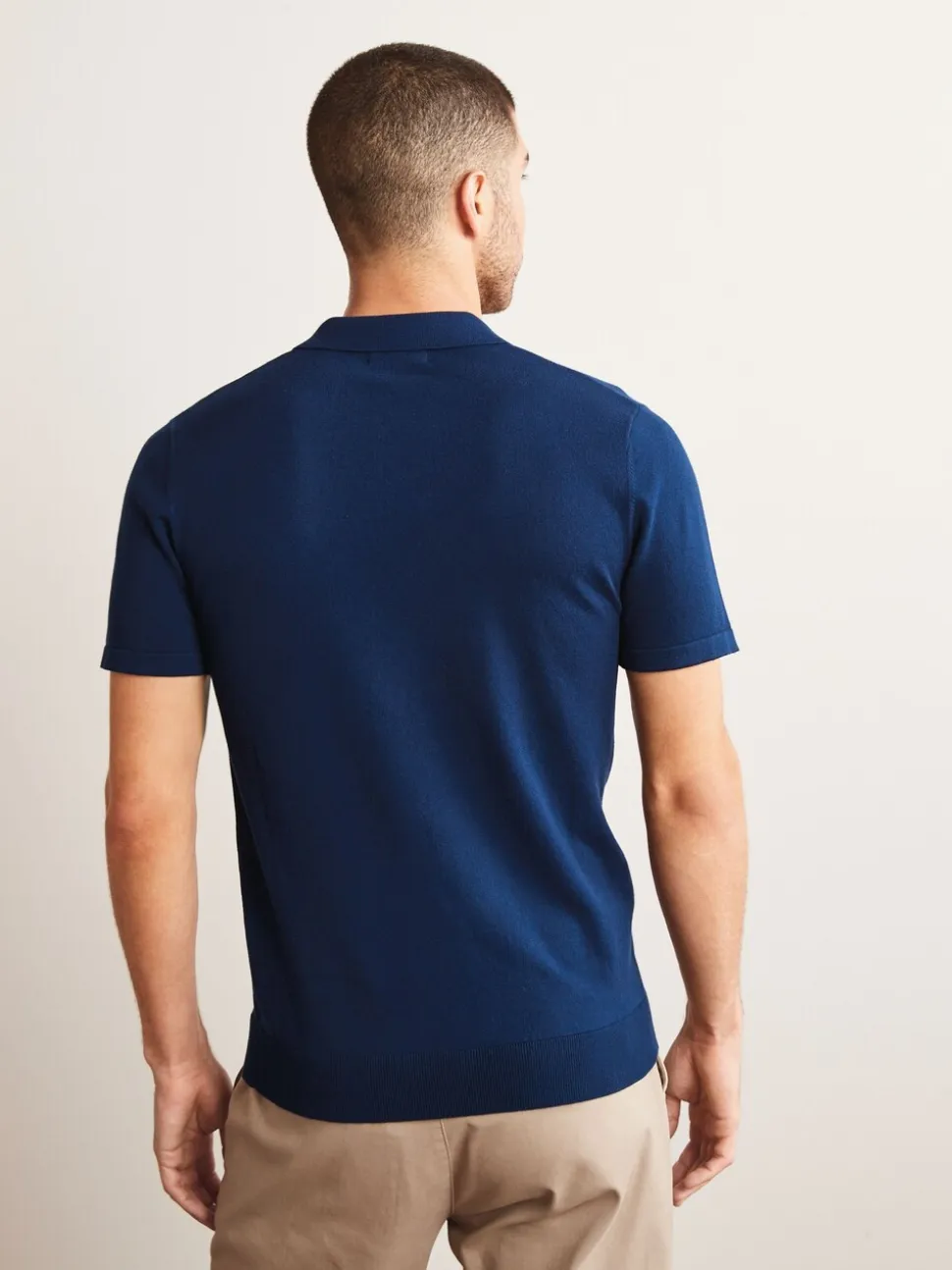 Pastelgeel - Straight fit - Stretchy chino