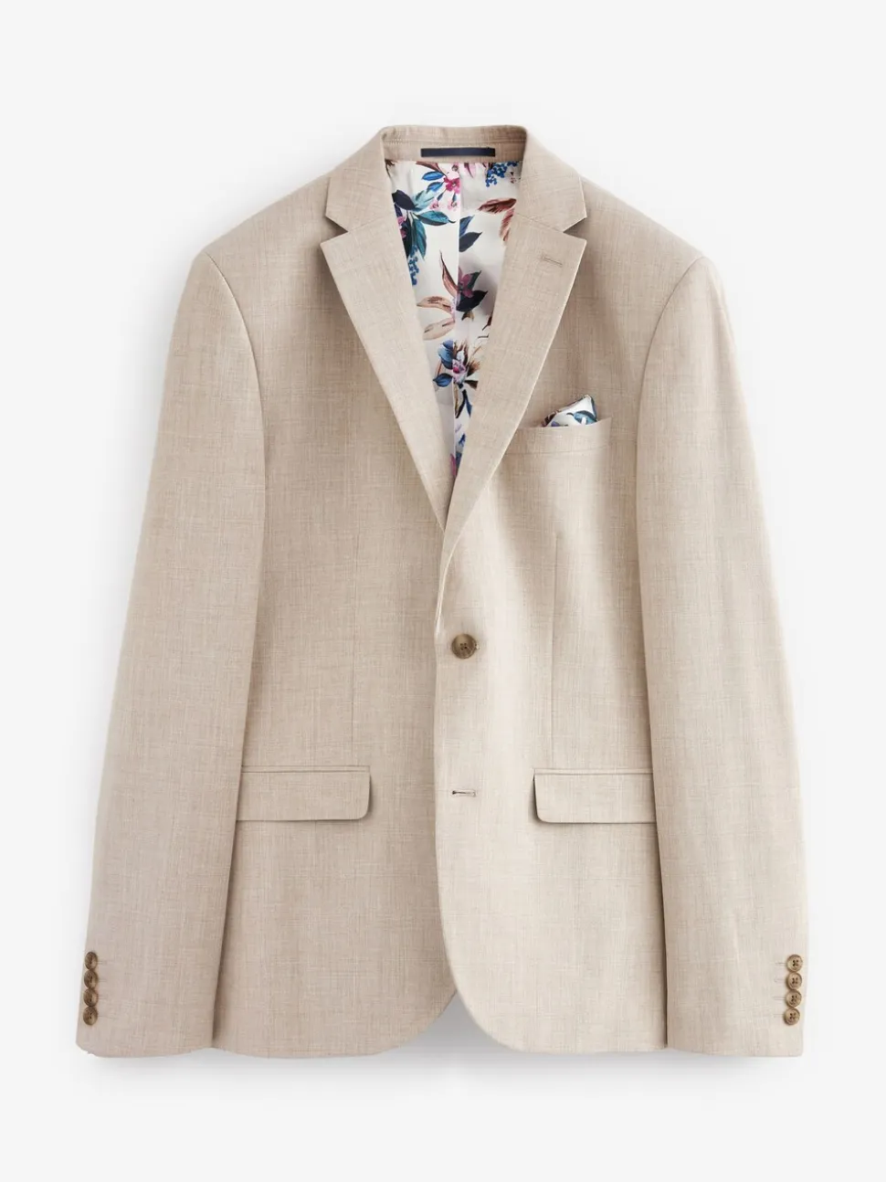 Pastelgeel - Strakke Pasvorm - Meegevend stretchkostuumjasje