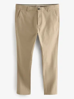 Pastelgeel - Strakke Pasvorm - Stretchy chino