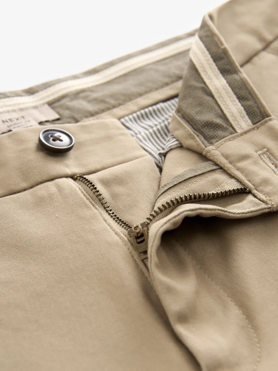 Pastelgeel - Strakke Pasvorm - Stretchy chino