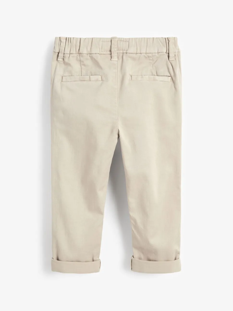 Pastelgeel - Stretch Chino Broek (3mnd-7jr)