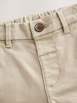 Pastelgeel - Stretch Chino Broek (3mnd-7jr)