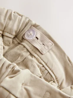 Pastelgeel - Stretch Chino Broek (3mnd-7jr)