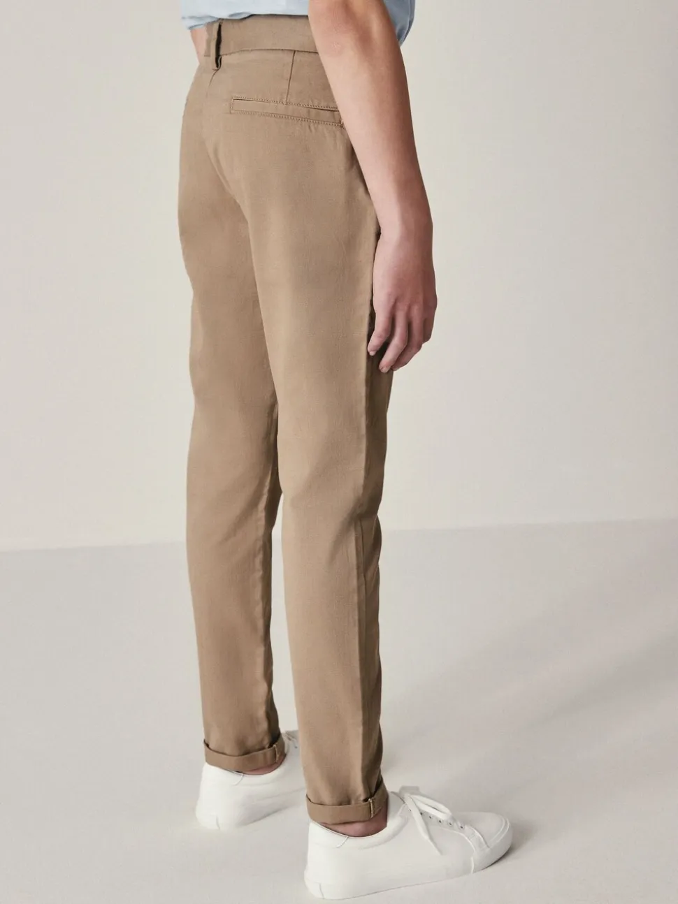 Pastelgeel - Stretchy chino's (3-17jr)