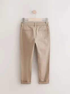 Pastelgeel - Stretchy chino's (3-17jr)