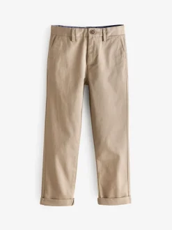 Pastelgeel - Stretchy chino's (3-17jr)