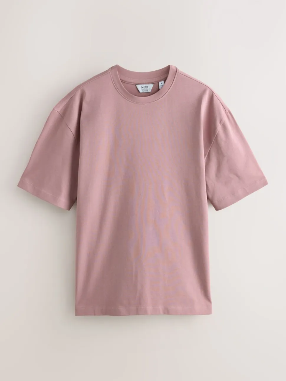 PastelGroen/Blauw/Ecru/leigrijs/Roze - Set van 5 ruimvallende dikke T-shirts